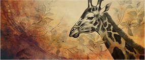 Kép - Zsiráf, festmény (120x50 cm)