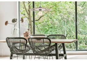 Csillár zsinóron FALCO 1xE27/60W/230V átm. 40 cm bézs