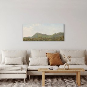 Kép - Simon Denis,  View Near Naples, reprodukciók (120x50 cm)