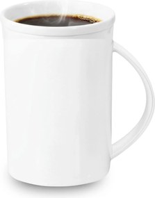 Teás- és kávéscsésze 450ml Fehér klasszikus Porcelán kerámia Wilmax