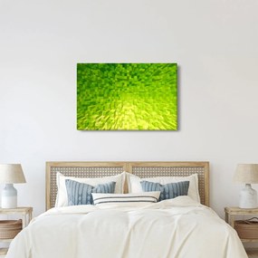 Sárgászöld kockák képe (90x60 cm)