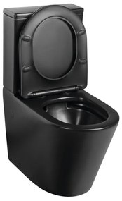 Sapho - PACO kompakt WC, kerámia/fekete