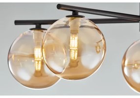 Jupiter 2047 - Felületre szerelhető csillár PRATO 5xG9/10W/230V fekete/bézs