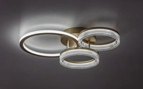 Rabalux 71473 - LED dimmelhető mennyezeti lámpa RIVONA LED/38W/230V 3000-6500K 58,5x38 cm+távirányítóval