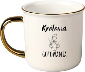 Bögre Fehér Arany Rant Ajándék Vicces Anyák Napja A Főzés Királynője