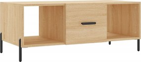 vidaXL sonoma tölgy színű szerelt fa dohányzóasztal 102 x 50 x 40 cm