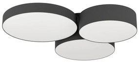 Eglo 900853-LEDRGBW Dimmelhető mennyezeti lámpa BARBANO-Z 3xLED/7,5W/230V fekete