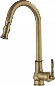 Konyhai csaptelep Old Retro sárgaréz Ww Chde