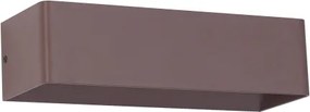 Brilagi - LED kültéri fali lámpatest DONNANI LED/12W/230V 30 cm barna IP44
