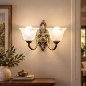 BRILAGI - CLASSIC fali lámpa 2xE14/10W/230V sárgaréz