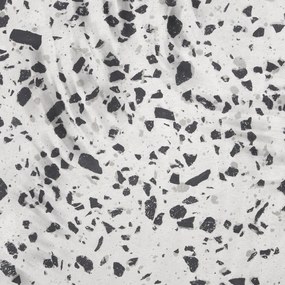Jenell fehér beton kerti tárolóasztal, ⌀ 35 cm - Kave Home