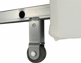 Ülőgarnitúra, fehér/szürke melír, jobbos, MINERVA