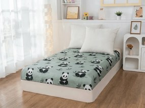 Mikroszálas lepedő PANDA RELAX mentás 90x200 cm