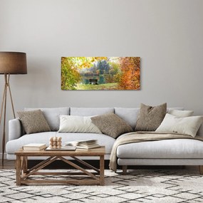 Egy tó képe (120x50 cm)
