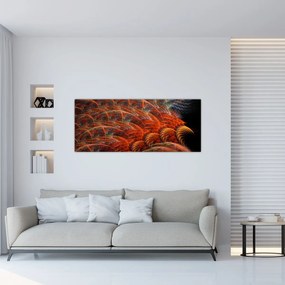 Kép - Absztrakt toll utánzat (120x50 cm)