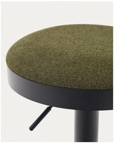 Sötétzöld bárszék szett 2 db-os 58 cm Zaib – Kave Home