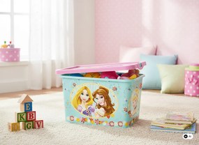 Disney Hercegnők Tea Party műanyag tároló doboz 7 L