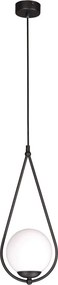 KAJA K-4770 NEVE BLACK Fekete Színű Függeszték 1xE14 10W IP20