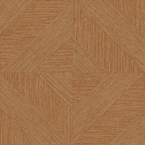 Decoprint Imani Tobago barna-bronz geometrikus texturált vlies tapéta – IM28011