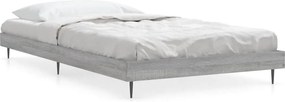 vidaXL sonoma tölgyszínű szerelt fa ágykeret 90 x 200 cm