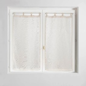 Bézs fényáteresztő függöny szett 2 db-os 60x120 cm Minalisa – douceur d'intérieur
