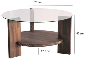 Dohányzóasztal Maiga (dió)  . 1102341