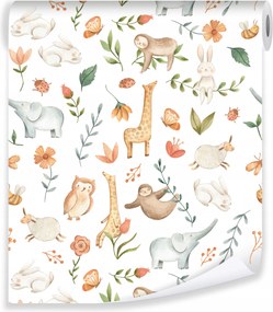 Gyerekszoba Tapéta Flizelin Állatok Gyerekeknek Gyerek