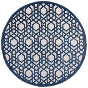 Kék kerek kültéri szőnyeg ø 160 cm Oro - Flair Rugs