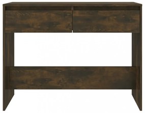 füstös tölgy színű szerelt fa tálalóasztal 100x35x76,5 cm
