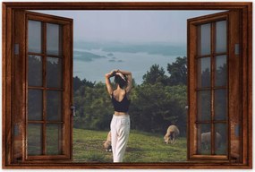 Poszterek 60x40 Juh legeltetés Bárányok