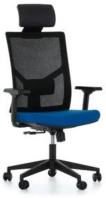 Tauro irodai szék, fekete / kék