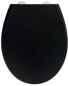 Ikaria fekete WC-ülőke - Wenko