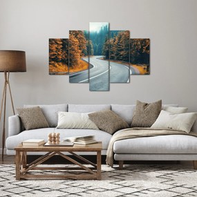 Kép - Kanyargós út (150x105 cm)
