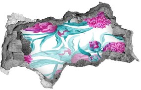 Lyuk 3d fali matrica Rózsaszín bazsarózsák nd-b-86561203