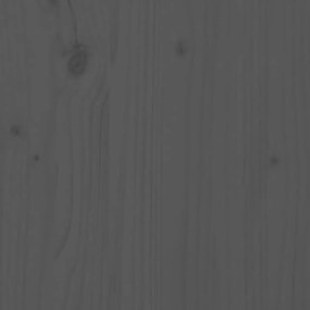 szürke tömör fenyőfa fali fejtámla 146 x 3 x 63 cm