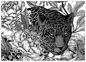 Kép - Egzotikus kert (70x50 cm)