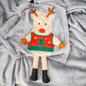 4Home Xmas Reindeer karácsonyi takaró, 150 x 200 cm