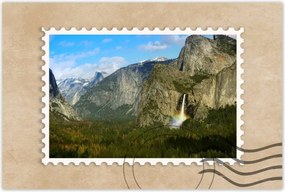 Poszterek 90x60 Szivárvány vízesés