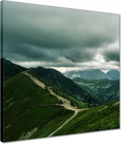 Vászonkép 40x40 Tátra Lengyel hegyek Kilátás