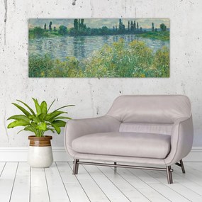 Kép - Claude Monet, Banks of the Seine, reprodukciók (120x50 cm)