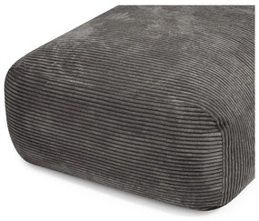 Mustársárga kordbársony babzsákfotel Snug Long 140 – SLOWDOWN