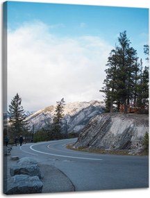 Vászonkép Természet Görbe hegyi út 30x40