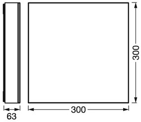 Ledvance - LED Dimmelhető mennyezeti lámpa SMART+ FRAMELESS LED/21W/230V Wi-Fi