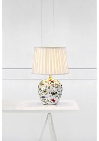 Fehér asztali lámpa textil búrával (magasság 48 cm) Mansion – Markslöjd