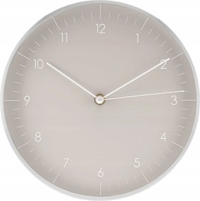 Falióra analóg csendes, folyamatosan járó másodpercmutatóval, klasszikus 25 cm
