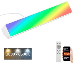 Brilo - LED RGBW Dimmelhető asztali lámpa LED/9W/230V 3000-6500K Wi-Fi Tuya + távirányító 7379-016