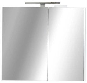 TMP SHARP Tükrös fürdőszobai szekrény LED világítással - 75 cm