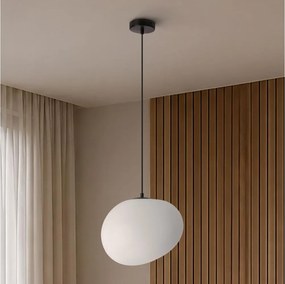 BRILAGI - PEBBLES kábeles függőlámpa 1xE27/40W/230V Ø 30 cm, fekete