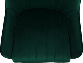 Étkezőszék, smaragd/gold króm-arany, PERLIA