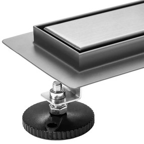Lineáris lefolyó REA PURE NEO NICKEL BRUSH INOX 60